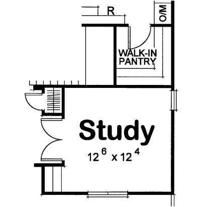 Optional Study for House Plan #402-01395