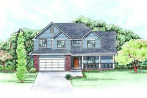 Country House Plan #402-01398 Elevation Photo