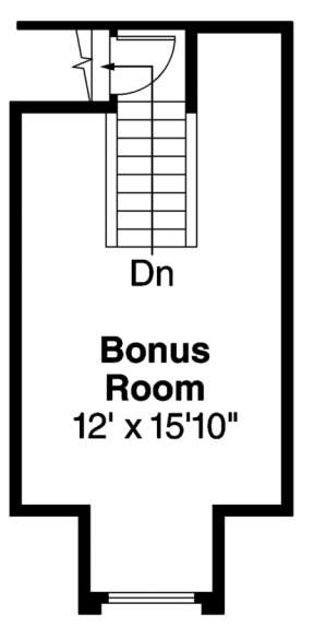 Bonus Room for House Plan #035-00136