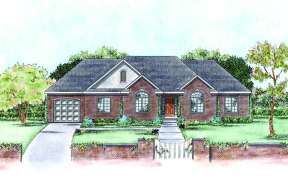 Traditional House Plan #402-01407 Elevation Photo