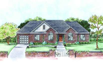 3 Bed, 2 Bath, 2116 Square Foot House Plan - #402-01407
