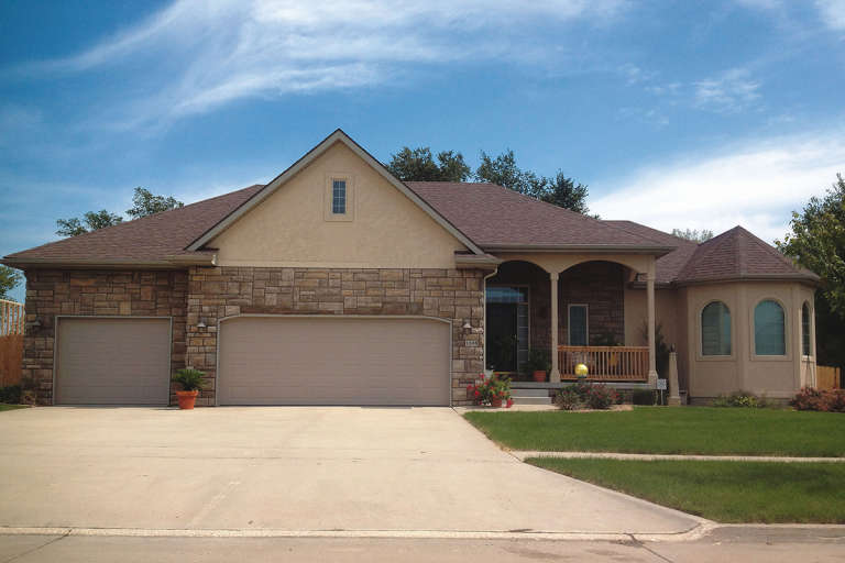 French Country House Plan #402-01409 Elevation Photo