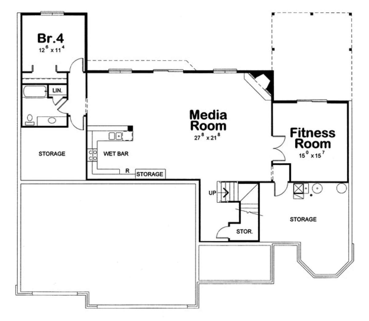 Floorplan 1 for House Plan #402-01409