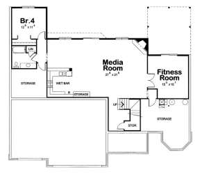 Floorplan 1 for House Plan #402-01409