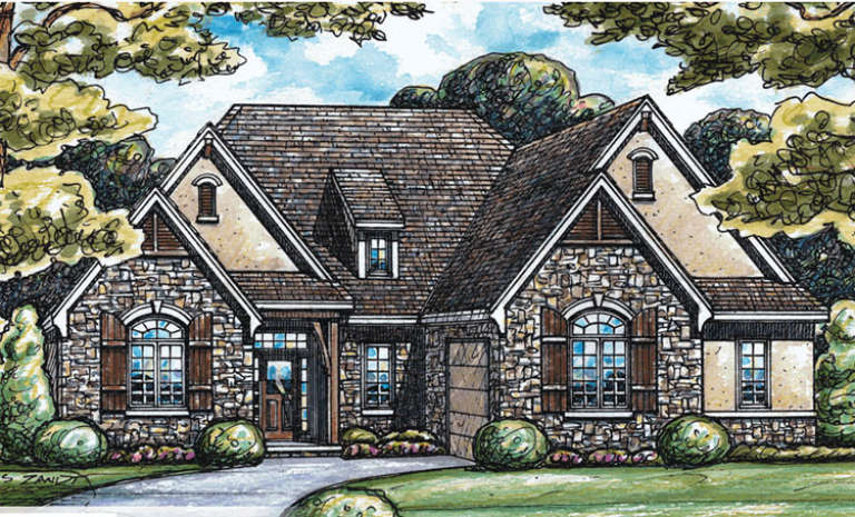 House Plan House Plan #7877 Front Elevation