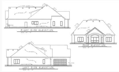 French Country House Plan #402-01411 Elevation Photo