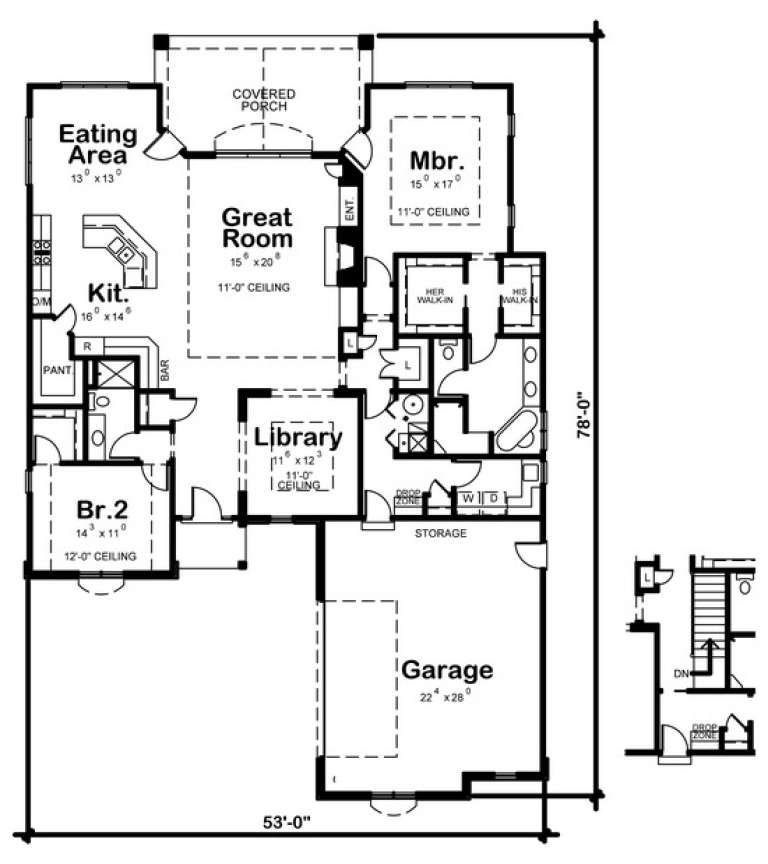 House Plan House Plan #7877 Drawing 2