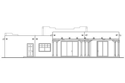 Ranch House Plan #035-00137 Elevation Photo