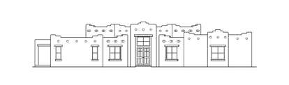 Southwest House Plan #035-00138 Elevation Photo