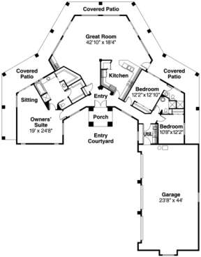 Floorplan for House Plan #035-00138