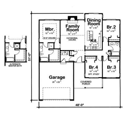 Main Floor  for House Plan #402-01426