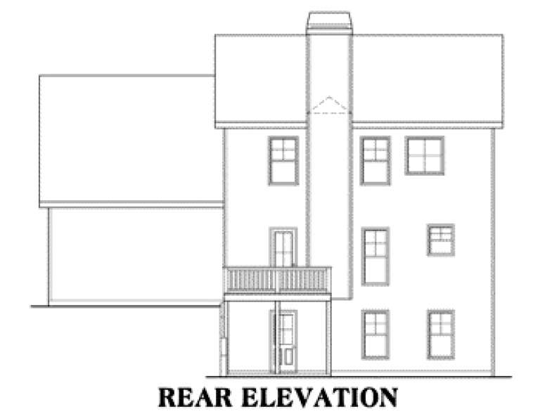 Traditional House Plan #009-00062 Elevation Photo