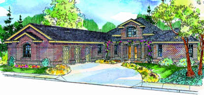 3 Bed, 3 Bath, 3026 Square Foot House Plan - #035-00139