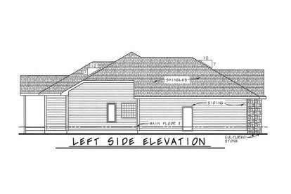 French Country House Plan #402-01439 Elevation Photo