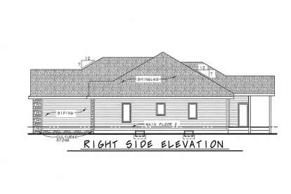 French Country House Plan #402-01439 Elevation Photo