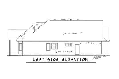 French Country House Plan #402-01440 Elevation Photo