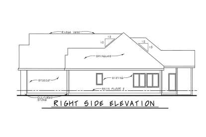 French Country House Plan #402-01440 Elevation Photo