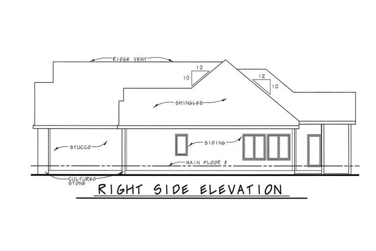 French Country House Plan #402-01440 Elevation Photo