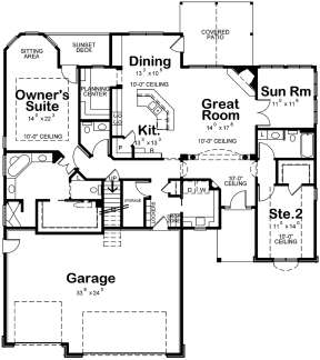 Main Floor for House Plan #402-01440
