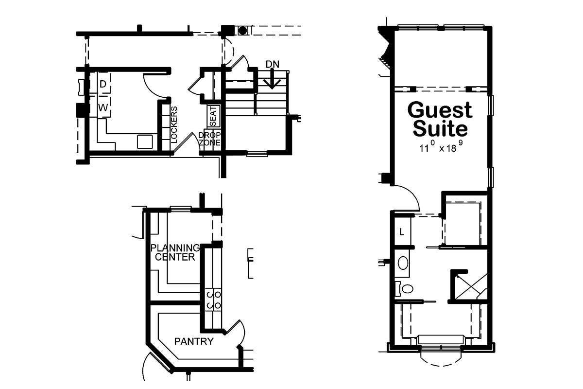 Alternate Floor Plan Options for House Plan #402-01440