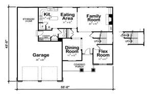 Floorplan 1 for House Plan #402-01443