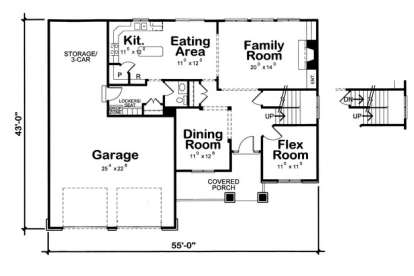 Floorplan 1 for House Plan #402-01443