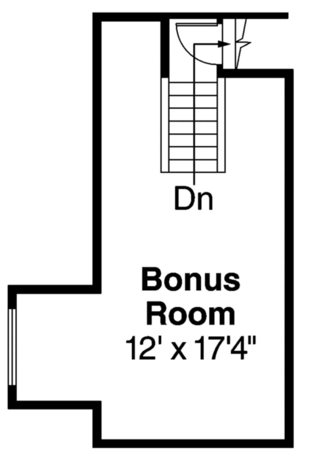 Bonus Floor for House Plan #035-00140