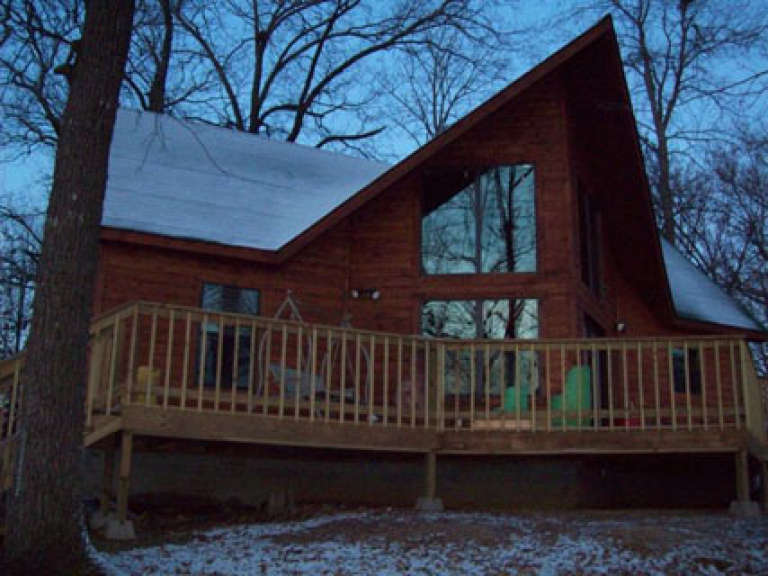 Cabin House Plan #035-00142 Elevation Photo