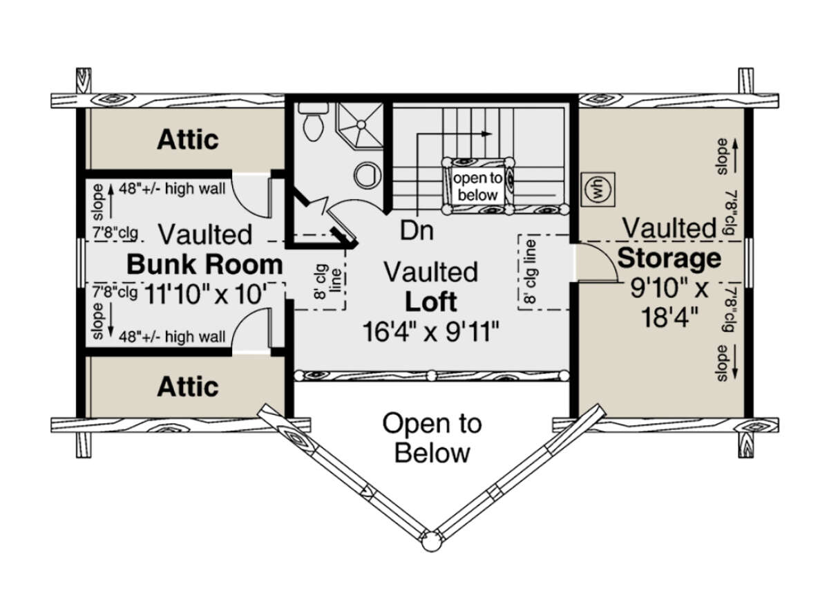 Second Floor for House Plan #035-00142