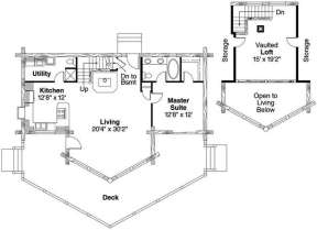 Floorplan 1 for House Plan #035-00143