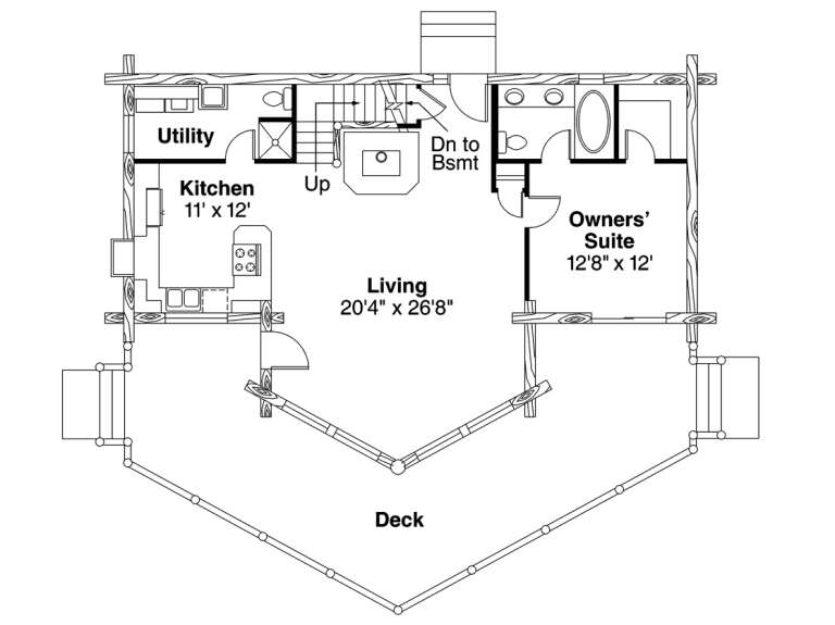 House Plan House Plan #794 Drawing 1