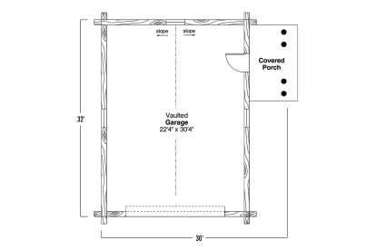 Detached Garage for House Plan #035-00143