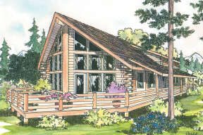 Contemporary House Plan #035-00144 Elevation Photo