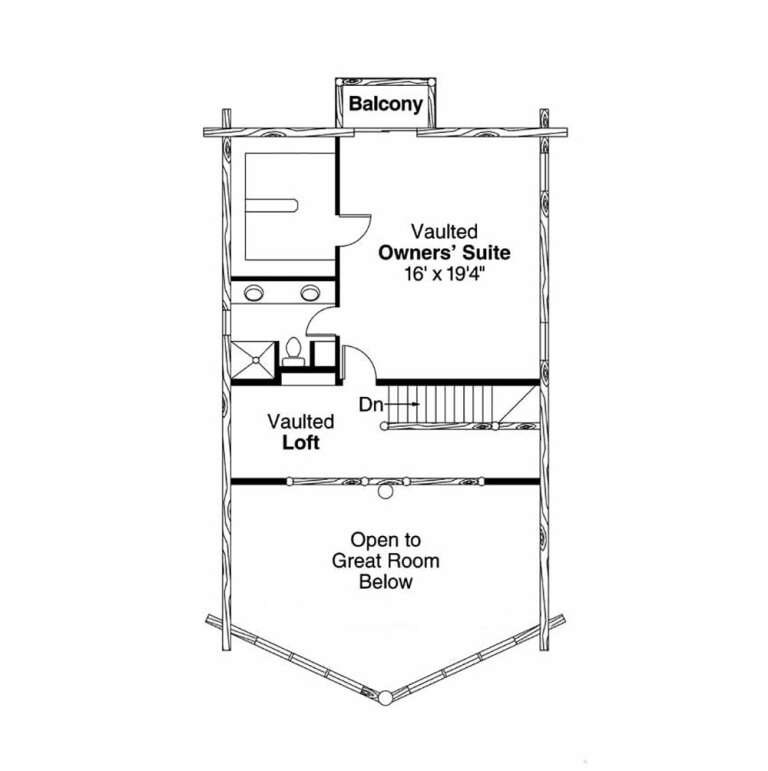 House Plan House Plan #795 Drawing 2