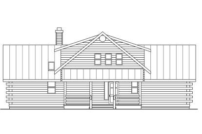 Vacation House Plan #035-00146 Elevation Photo