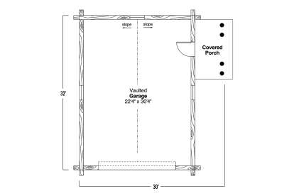 Detached Garage for House Plan #035-00146