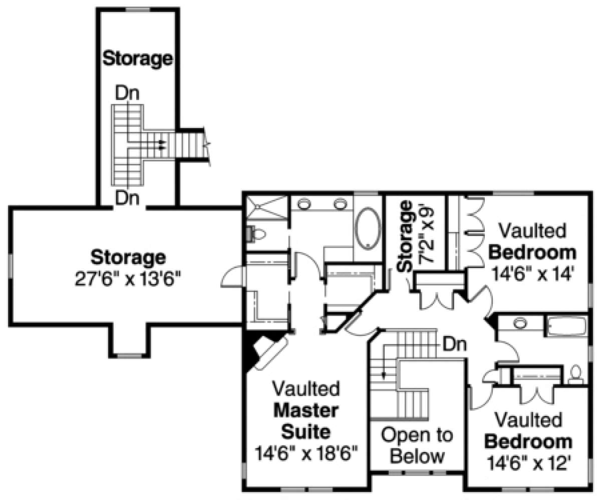 Floorplan 2 for House Plan #035-00148