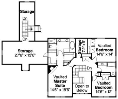 Floorplan 2 for House Plan #035-00148