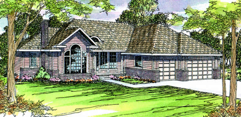 Traditional House Plan #035-00150 Elevation Photo