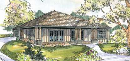 Craftsman House Plan #035-00156 Elevation Photo