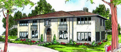 6 Bed, 3 Bath, 4765 Square Foot House Plan - #035-00162