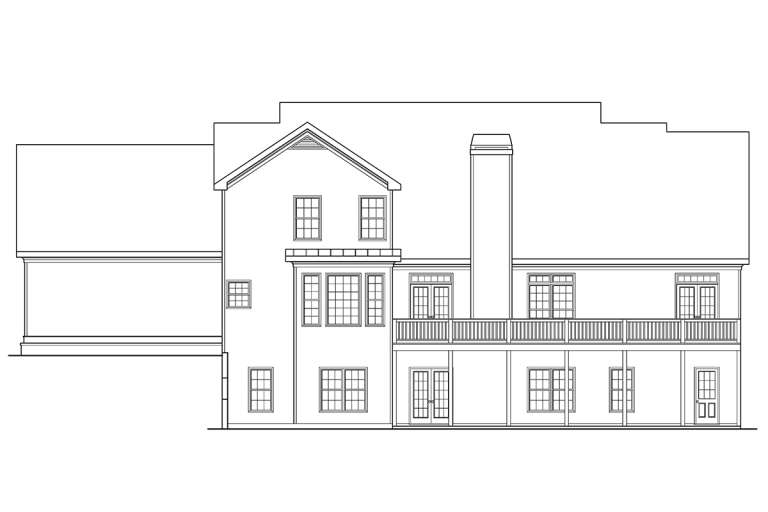 Cape Cod House Plan #009-00065 Elevation Photo