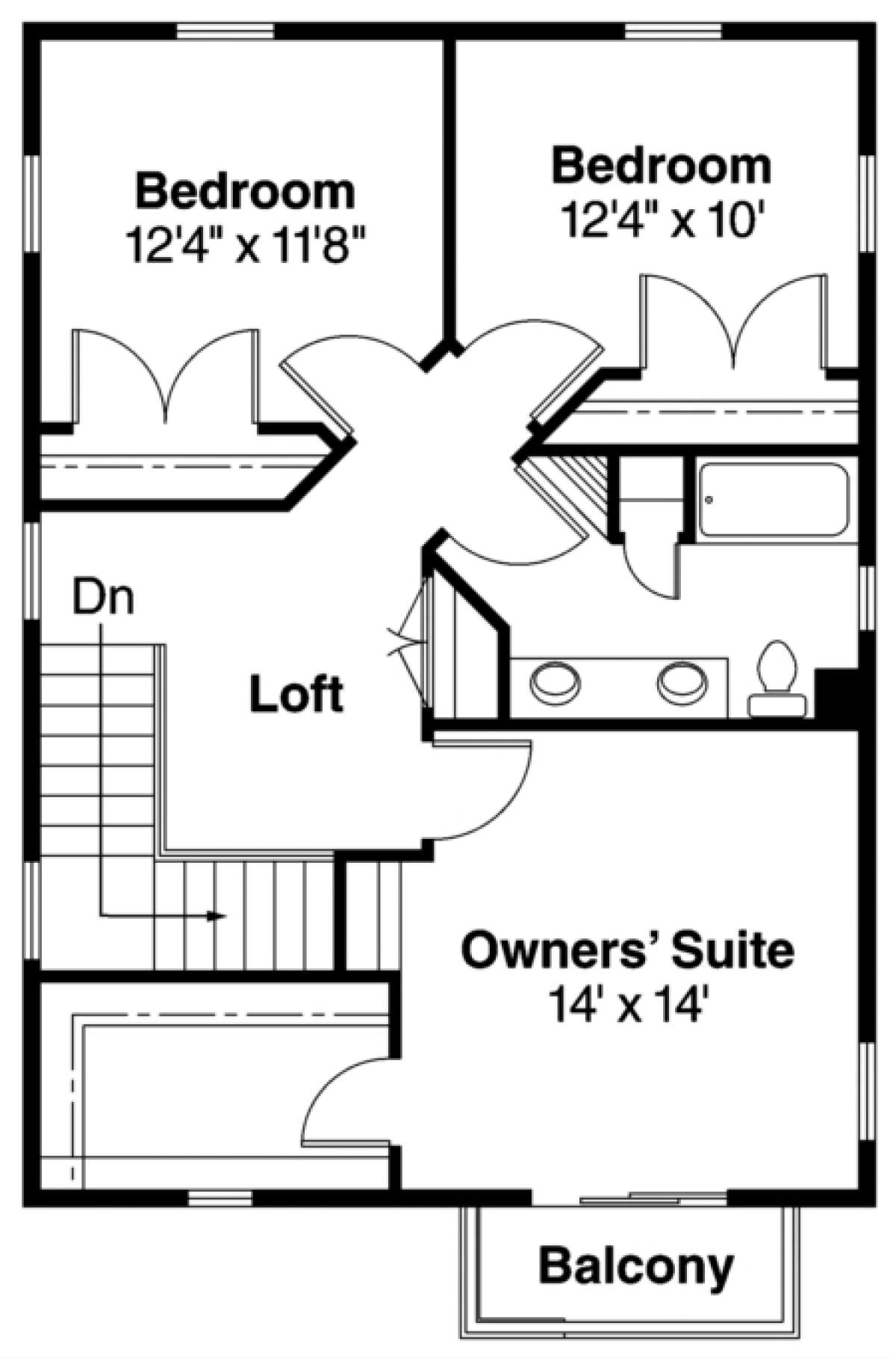 Floorplan 2 for House Plan #035-00169