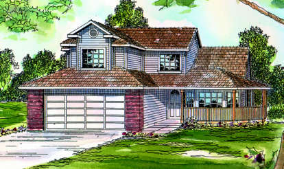 3 Bed, 2 Bath, 1785 Square Foot House Plan - #035-00170