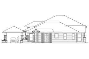 Craftsman House Plan #035-00177 Elevation Photo