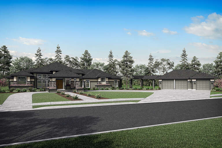 House Plan House Plan #828 Front Elevation 