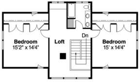 Floorplan 2 for House Plan #035-00180