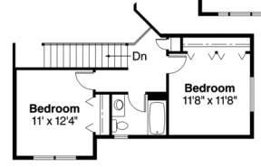 Second Floor for House Plan #035-00184
