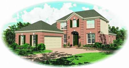 3 Bed, 3 Bath, 2725 Square Foot House Plan - #053-00895