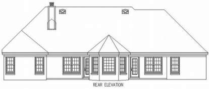 European House Plan #053-00919 Elevation Photo